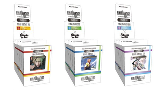 Starter sets, featuring Cloud, Tidus and Lightning.